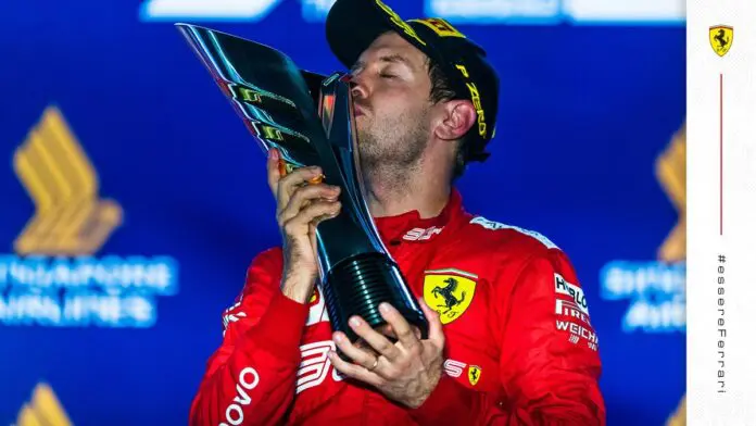 Hamilton sfotte Vettel, o per lo meno ci prova…