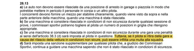 Verstappen e la sacrosanta penalità