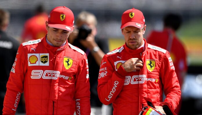 Charles Leclerc e Sebastian Vettel (Scuderia Ferrari)