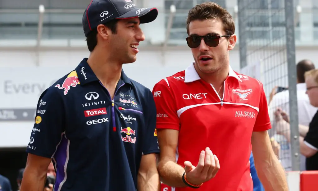 Daniel Ricciardo e Jules Bianchi