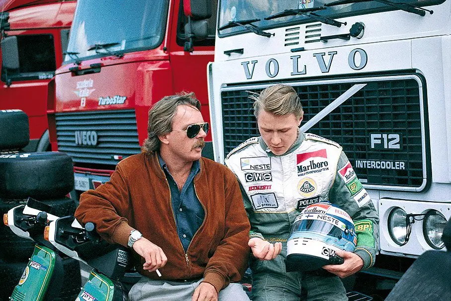 Keke Rosberg e Mika Hakkinen