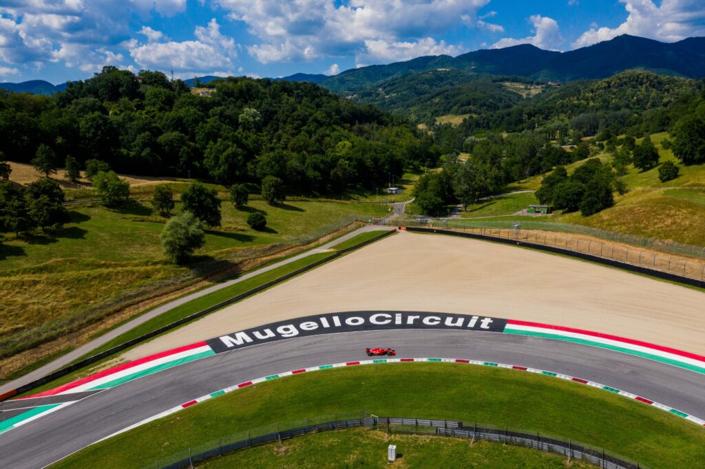 Vettel alla guida della SF71-H del 2018 nel corso del test al Mugello Circuit della settimana scorsa