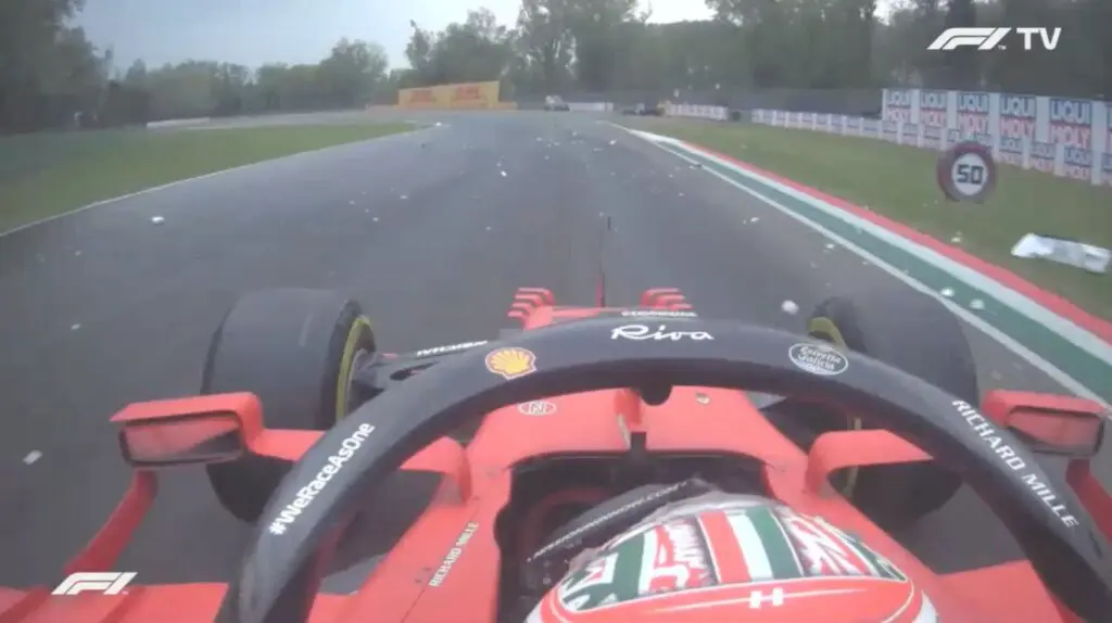 Analisi on board Leclerc - Gp Imola 2021