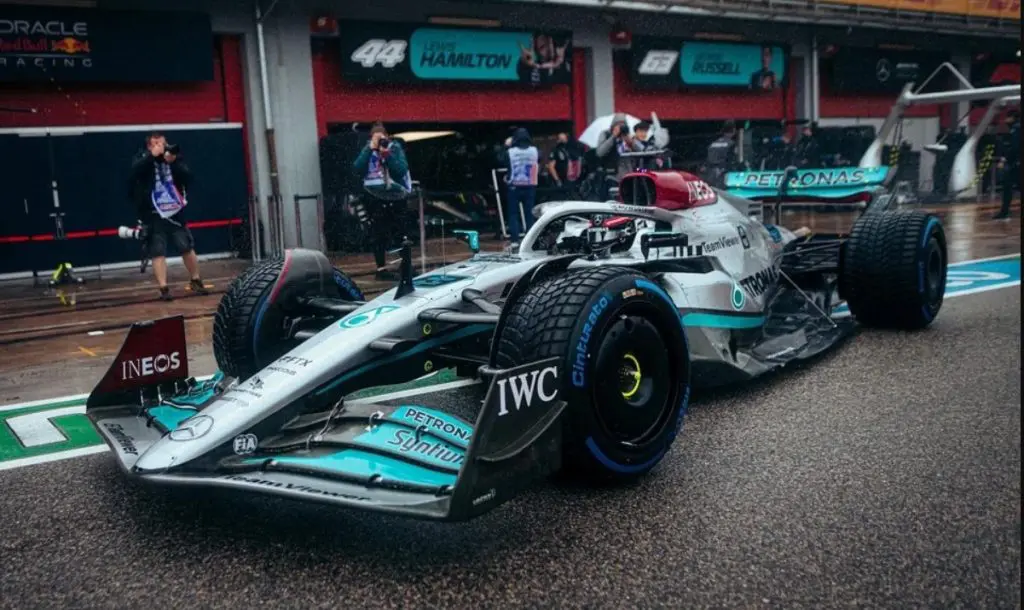 F1, George Russell, Mercedes W13, Gp Imola 2022