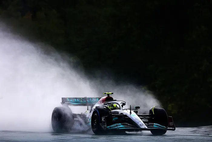 F1 - Hamilton durante il GP d'Ungheria 2022